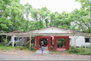 開聞岳のハーブ園でお茶 開聞山麓香料園