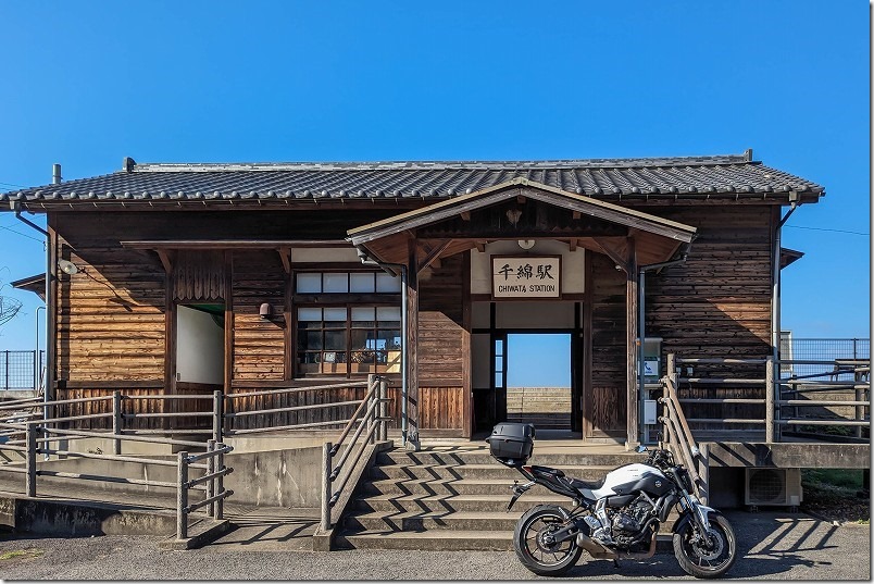 長崎県東彼杵町、海が近い駅、千綿駅