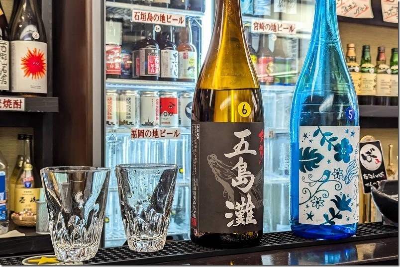 長崎と宮崎 焼酎を頂く【一升瓶と撮影】 立ち呑み たたんばぁ 福岡本店