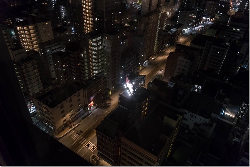 長崎市役所 展望フロアからの夜景