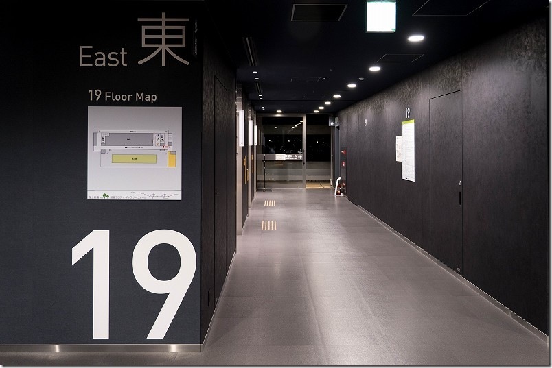 19Fのエレベーターホール