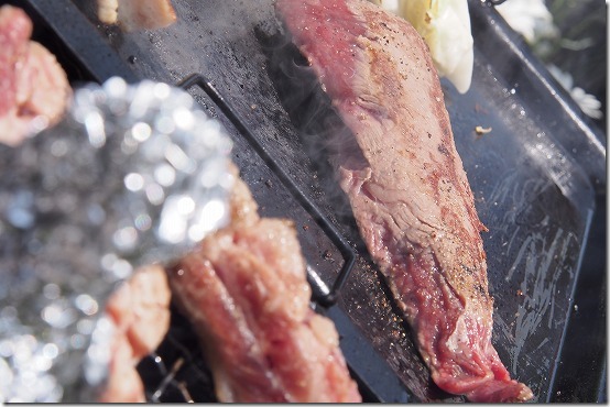 糸島牛でバーベキュー