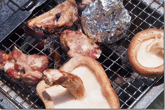 糸島豚でバーベキュー