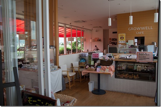 グローウェルカフェの雰囲気