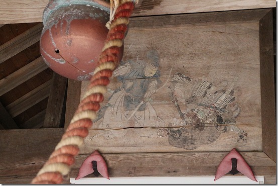 芥屋大門　大祖神社の絵