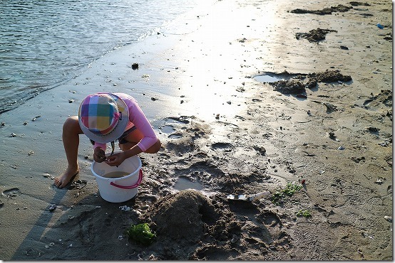 小戸公園で潮干狩り