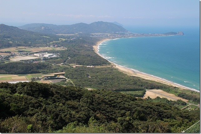 火山からの眺め 火山からの眺め