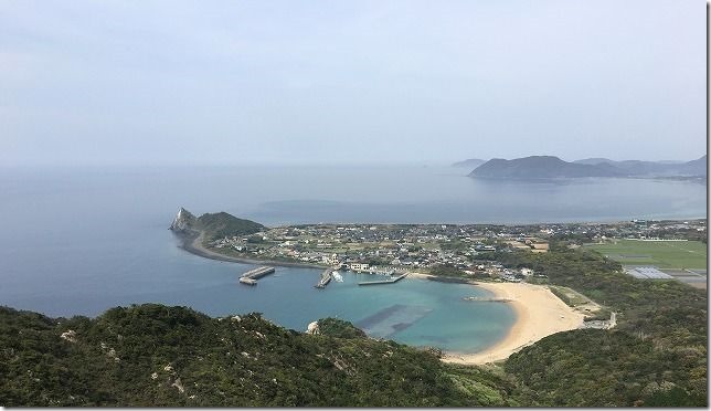 糸島 立石山から芥屋海水浴場 糸島 立石山から芥屋海水浴場
