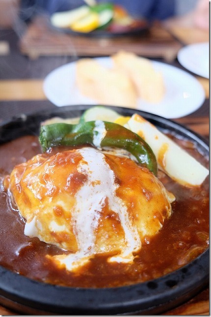 玉色農園レストランのランチ(ハンバーグ) 玉色農園レストランのランチ(ハンバーグ)