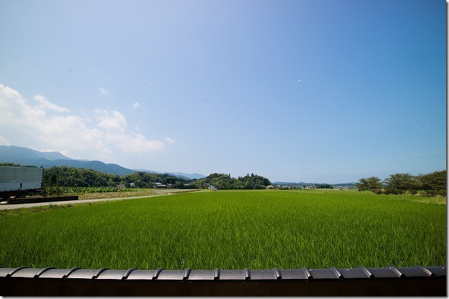 糸島、田園喫茶ワイルドベリーからの風景 糸島、田園喫茶ワイルドベリーからの風景