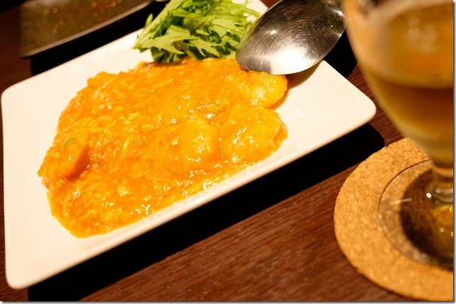 周船寺、蓮華のエビチリ