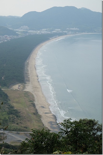 毘沙門山の山頂からの展望