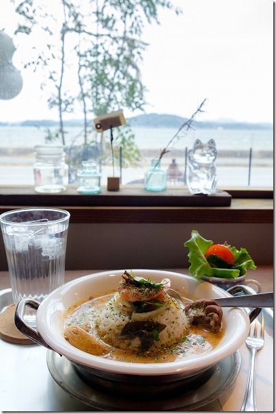 糸島カフェ,ハナビ（hanabi）から海