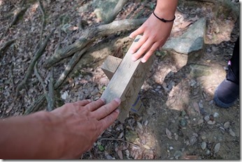 子供と飯盛山頂上 子供と飯盛山頂上