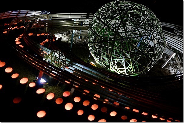 いきみないと祭り2018の竹の灯籠 いきみないと祭り2018の竹の灯籠