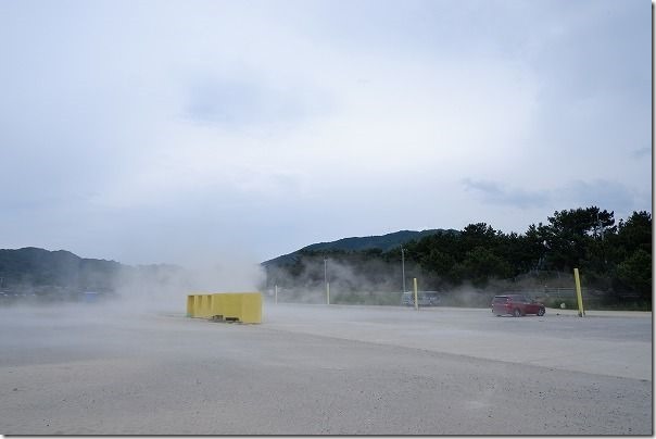 糸島の大きなブランコの駐車場、ジハングン