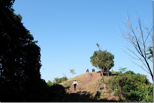 糸島,可也山,山頂,展望台到着 糸島,可也山,山頂,展望台到着