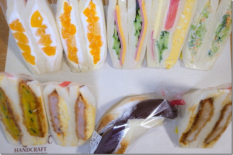 サンドーレ糸島で購入したサンドイッチ サンドーレ糸島で購入したサンドイッチ