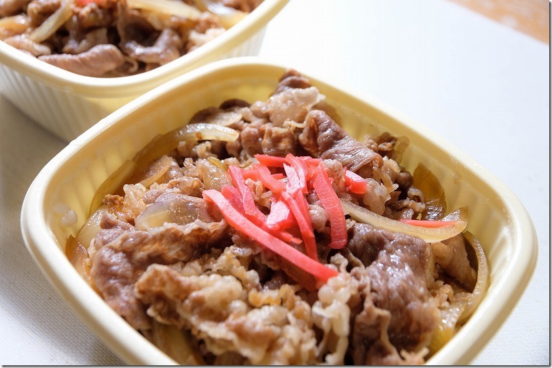 一番田舎でテイクアウトした牛丼、糸島牛 一番田舎でテイクアウトした牛丼、糸島牛