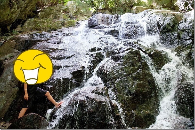 糸島・千寿院の滝、滝壺 糸島・千寿院の滝、滝壺