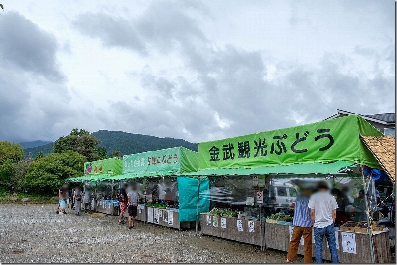 金武「ぶどう園」の直売所