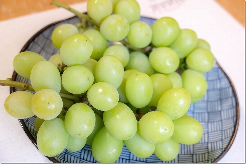 金武「ぶどう園」のシャインマスカット