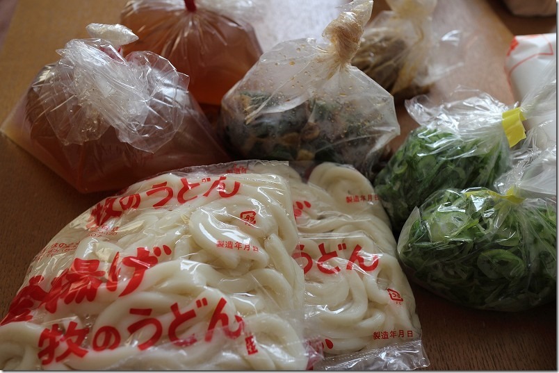 牧のうどんでテイクアウト 牧のうどんでテイクアウト