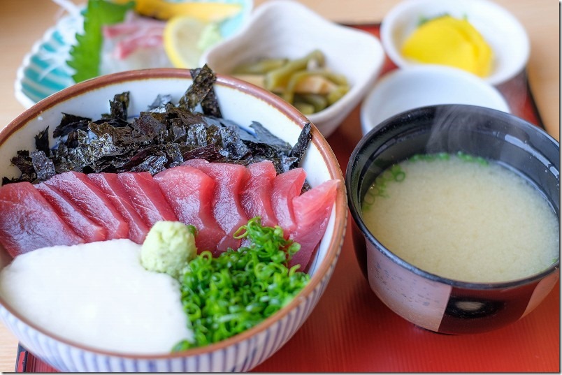 糸島、喜八荘で食事、鉄火丼 糸島、喜八荘で食事、鉄火丼