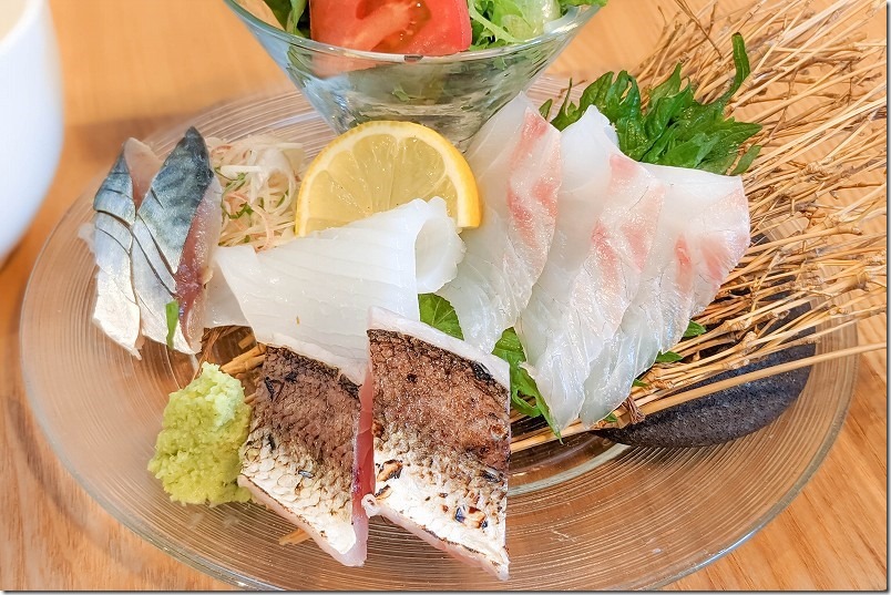 「ごはん屋,朔」お刺身定食