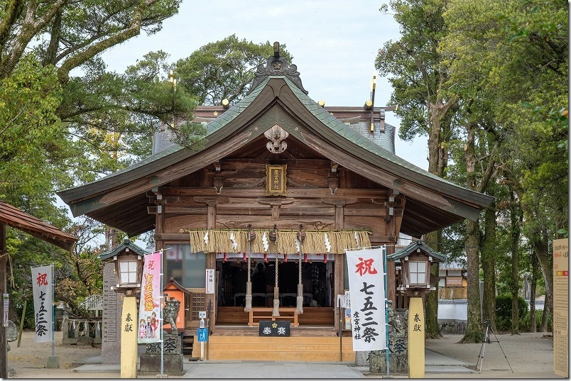 JR波多江に近い産宮神社・本殿（糸島電車で初詣）