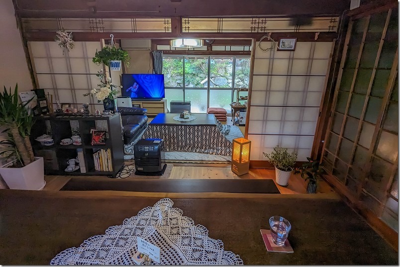 古民家カフェ、シェリルの店内