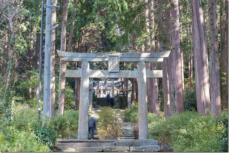 糸島、高祖神社の石畳