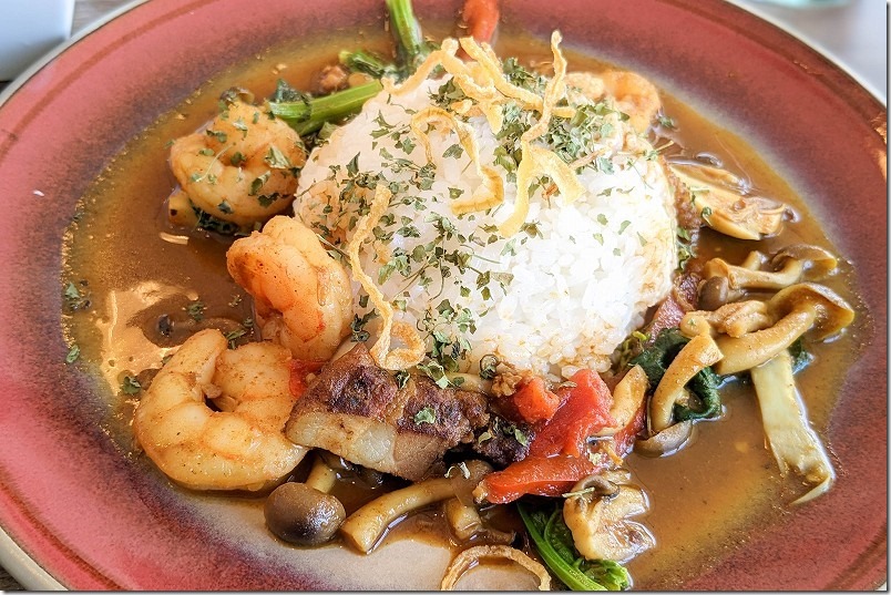 スパイスカレー・パスタ&カフェ、Dishes、日替わりカレー、エビのエスニックカレー スパイスカレー・パスタ&カフェ、Dishes、日替わりカレー、エビのエスニックカレー