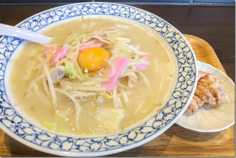 福岡県糸島市二丈、鶏白湯ちゃんぽん「かい」の美味しいちゃんぽん