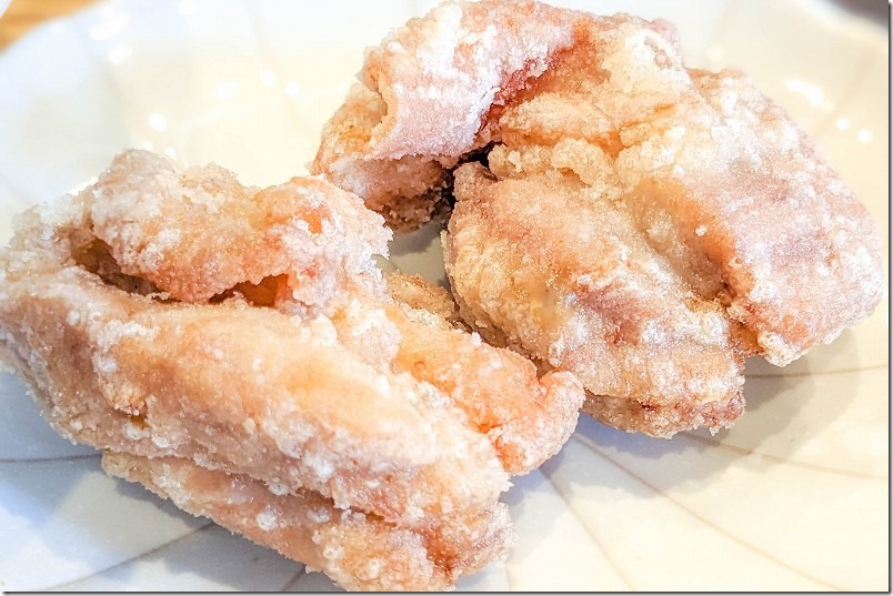 福岡県糸島市二丈、鶏白湯ちゃんぽん「かい」の美味しい唐揚げ