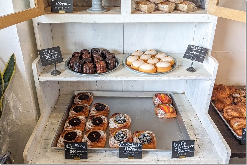 今宿、ケイゾウ ベーカリーのパンの種類・メニュー。デザート、ケーキ系パン