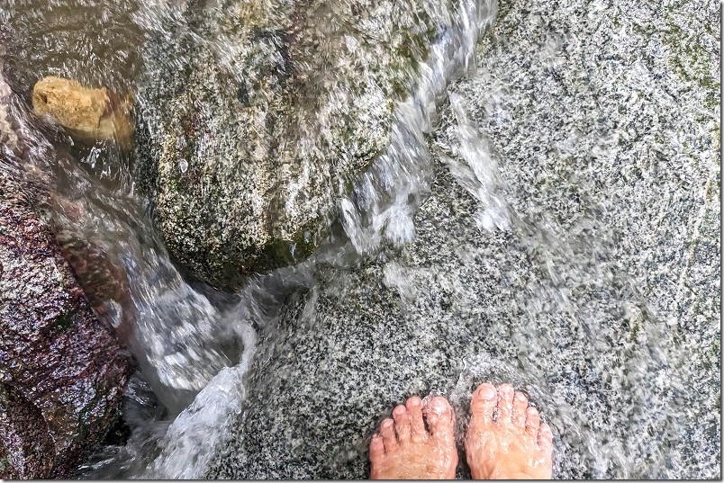 糸島、鳴滝の様子・景観。水は綺麗