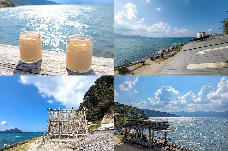 糸島で海を見ながら塩プリン　またいちの塩製塩所（糸島市芥屋）