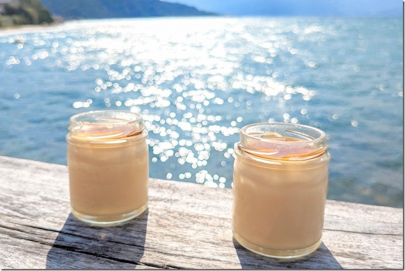 糸島の海と花塩プレーンプリンと焦がし塩キャラメルプリン。またいちの塩 糸島の海と花塩プレーンプリンと焦がし塩キャラメルプリン。またいちの塩