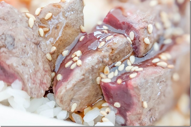 @TABLEの豊作和牛厚切りレバーボウル。糸島ハンドメイドカーニバル @TABLEの豊作和牛厚切りレバーボウル。糸島ハンドメイドカーニバル