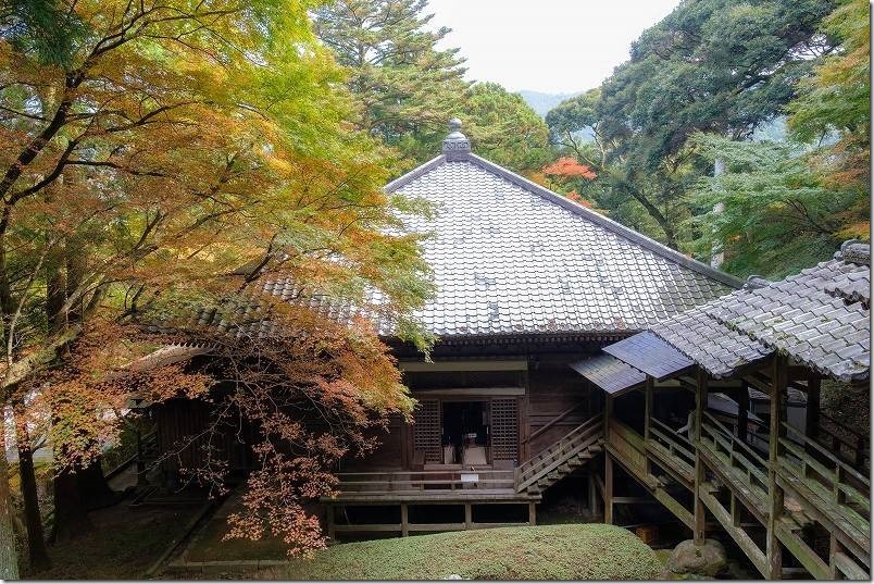 雷山千如寺大悲王院 回廊付近の紅葉