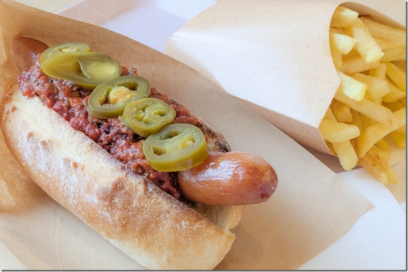 ホットドッグハウス りんごちゃんのハラペーニョ チリドックのポテト・ドリンク セット ホットドッグハウス りんごちゃんのハラペーニョ チリドックのポテト・ドリンク セット