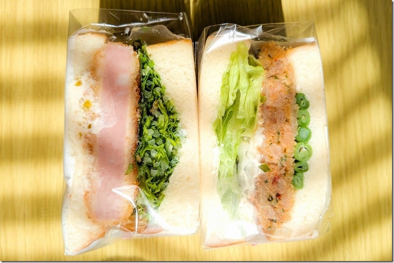 tanma co tanmaで買ったハムカツサンドと台湾メンチカツのサンドイッチを食レポ