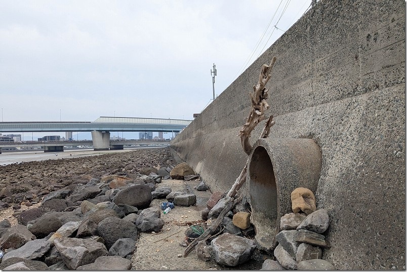 室見川への降り口