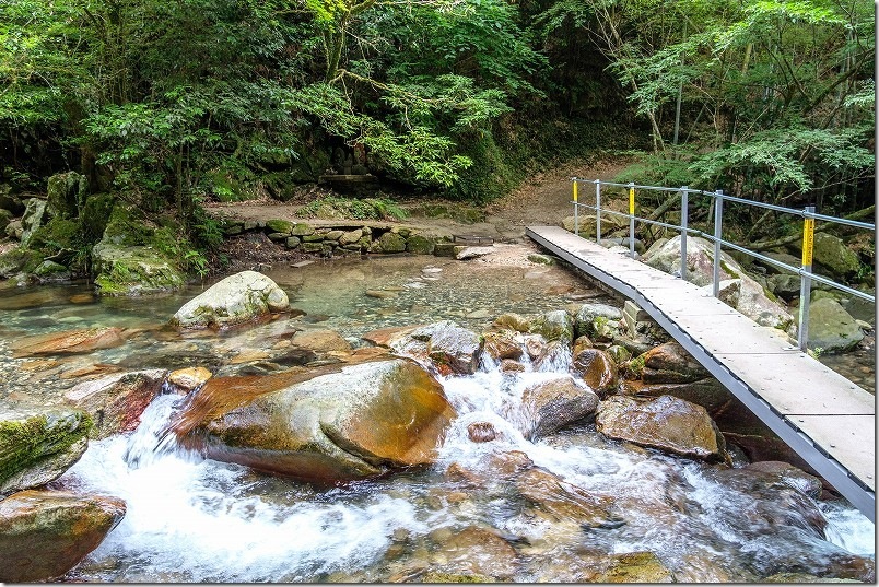 野河内渓谷の水遊びポイント 野河内渓谷の水遊びポイント