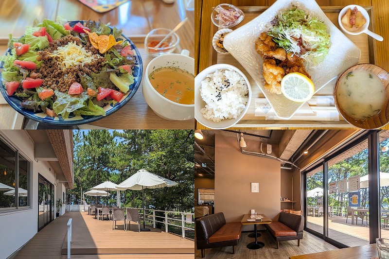 カフェ しあわせ駅でランチ【1050円のタコライスと1200円の定食を頂く】（福岡市西区今宿）