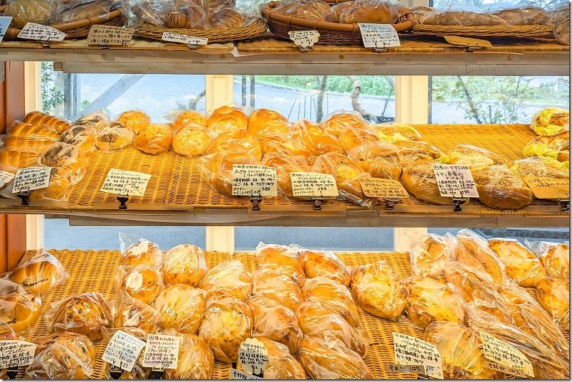 糸島二丈 パン屋 大楠のメニュー、パンの種類