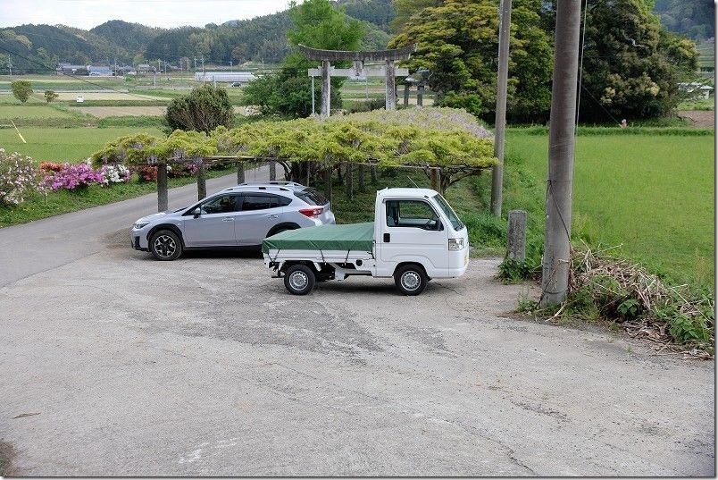 糸島 宇美八幡宮の駐車場・駐車台数