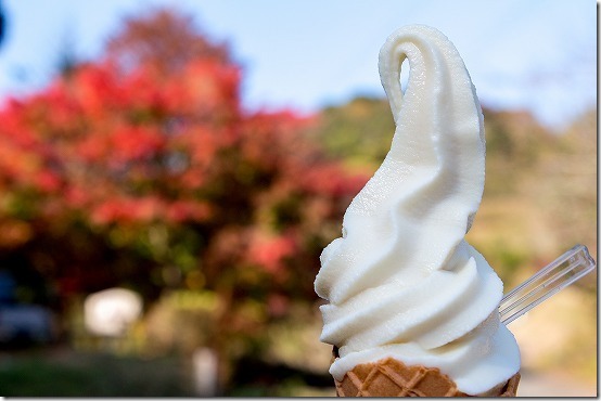 夜須高原の豆腐屋　あぜみちのソフトクリーム