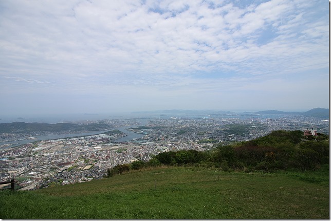 皿倉山の頂上からの眺め